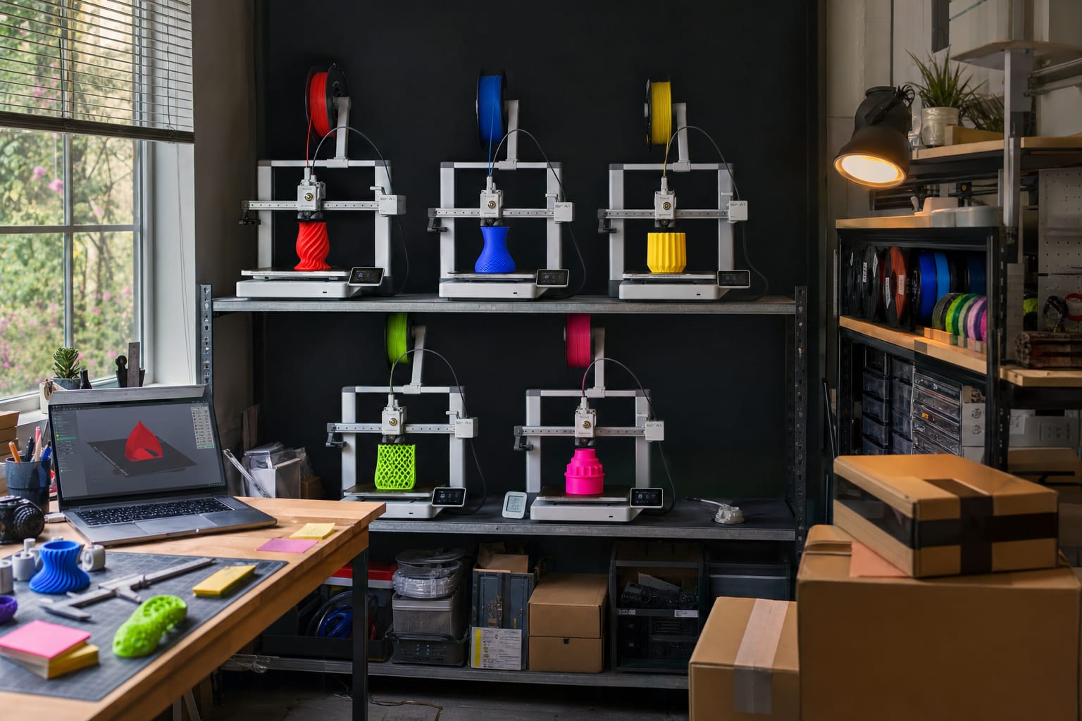 Scaling a 3D Print Business from 1 to 5 Printers: When and How to Build a Print Farm